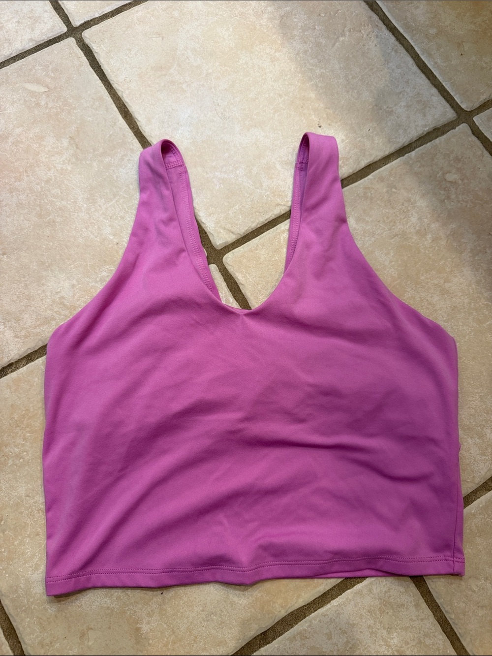all in motion Bright Pink Scoop-Neck Tank Bralette